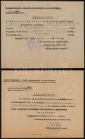 cca 1935 Klein István (?-?) tartalékos tüzér hadnagy iratai: igazolványok, kitüntetési iratok, stb.,...