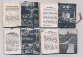 cca 1930-1940 Der Führer, 10 db náci képes propagandafüzetecske különféle témákban (Der Führer macht...