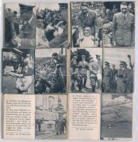 cca 1930-1940 Der Führer, 10 db náci képes propagandafüzetecske különféle témákban (Der Führer macht...