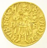 1455K-R Aranyforint Au V. László mint törvényes király (3,45g) T:2 ü. /  Hungary 1455K-R Goldgulden Au Ladislaus V as lawful ruler (3,45g) C:XF ding Huszár: 637., Unger I.: 516.c