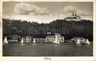 Tihany vitorlásokkal