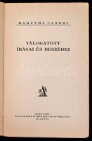 Mahátmá Gandhi: Válogatott írásai és beszédei. Bp., é. n., Athenaeum (Gondolat és írás 7.). Papírköt...