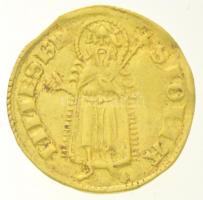 1342-1353. Aranyforint Au "I. Lajos" (3,53g) T:2 enyhén hajlott lemez / 
Hungary 1342-135...