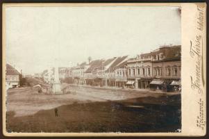 cca 1890 Kolozsvár keményhátú fotó 16x11cm