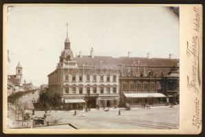 cca 1890 Kolozsvár keményhátú fotó 16x11cm