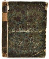 1841 az Athenaeum folyóirat 1841. évi 1. félév lapszámai, számos érdekes írással, egybekötve, sérült...