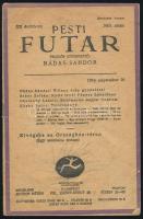 1919 a Pesti futár 12. évf. 585. száma (szept. 26.), számos érdekes aktuális írással