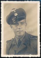 cca 1942 SS Totenkopf katona fotója / SS soldier photo 6x9 cm