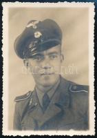 cca 1942 SS Totenkopf katona fotója / SS soldier  photo 6x9 cm