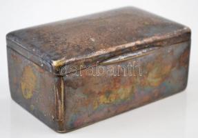 1928 Légrády Elek országos sportlövész-bajnok versenyen kapott díszdoboza, "M. kir. 4 H.V.DD. L...