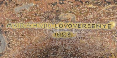 1928 Légrády Elek országos sportlövész-bajnok versenyen kapott díszdoboza, "M. kir. 4 H.V.DD. L...