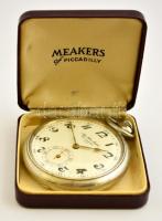 Nagy Albert Miskolc. MÁV pályaórás feliratozott zsebóra hibátlan számlappal, hibátlan, működő állapo...