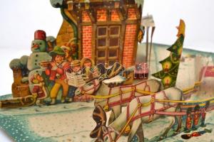 Vojtech Kubasta: Karácsonyi kihajtható térbeli mesekönyv. Prague, 1961, Artia. Papírkötésben, megvis...