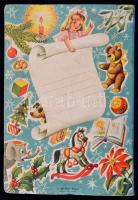 Vojtech Kubasta: Karácsonyi kihajtható térbeli mesekönyv. Prague, 1961, Artia. Papírkötésben, megvis...