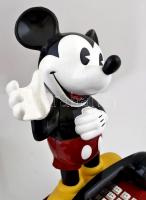 Disney Mickey egér telefon, jó állapotban, eredeti dobozában, m: 37 cm