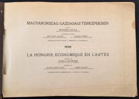 1920 Magyarország gazdasági térképekben. La Hongrie économique en cartes. Kiadja Rubinek Gyula. Szer...