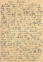 1942 Bielitz Sándor 105/4. zsidó munkaszolgálatos levele / WWII Letter from a Jewish labor service c...