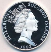Salamon-szigetek 1992. 10D Ag "Sósvizi krokodil" T:PP
Solomon Islands 1992. 10 Dollars Ag...