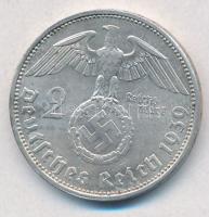 Német Harmadik Birodalom 1939A 2M Ag "Hindenburg" T:1-,2
German Third Reich 1939A 2 Mark ...