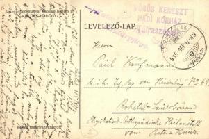 Külügy-Hadügy egyetlen magyar katonai hetilap reklámlapja. Budapest Népszínház utca 16. / Hungarian ...