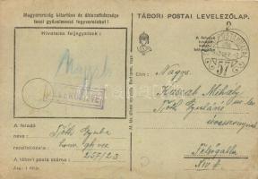 1942 Rádiósaink. Emlékül Oroszországból. Tábori Postai Levelezőlap / WWII Hungarian military field p...