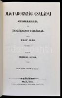 Nagy Iván: Magyarország családai czímerekkel és nemzedékrendi táblákkal. 1-8. kötet. Bp., 1987, Heli...