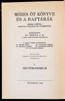 Mózes öt könyve és haftárák. I-V. kötet. Héber szöveg, magyar fordítás és kommentár. Szerk.: Dr. Her...