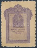 1913 Felvidéki Műbarátok Antik Műkiállítása, Miskolcz levélzáró R