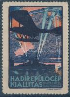 1916 Hadirepülőgép kiállítás Budapest Iparcsarnok levélzáró R