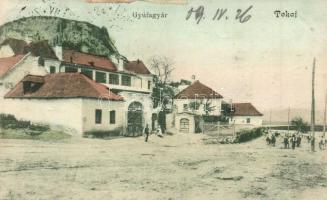 Tokaj, Gyufagyár. Fränkel Dezső kiadása