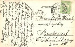 Kunszentmiklós, utcakép, Bauer Gáspár üzlete és saját kiadása