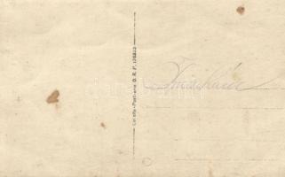 1920 Fegyvergyári tisztivselők és Botos csoport, labdarúgó csapat, foci / Hungarian football team. p...