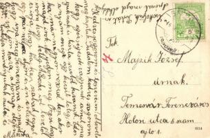 Gavosdia, Krassókövesd, Gavojdia; Murcsán István üzlete, postaépület / Geschäft, Postgebaude / shop ...