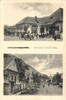 Szalóc, Slavec; utcaképek, Ambrus Béla üzlete és saját kiadása, automobil / street views with shop and automobile