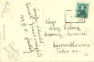 Szalóc, Slavec; utcaképek, Ambrus Béla üzlete és saját kiadása, automobil / street views with shop a...