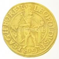 1689N-B / P-O Dukát Au "I. Lipót" Nagybánya (3,41g) T:2 / 
Hungary 1689N-B / P-O Ducat Au...