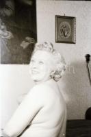 Női aktok, 7 db fotónegatív kocka