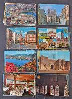 120 db modern külföldi városképes lap / 120 modern worldwide town-view postcards