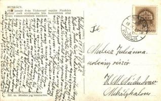 Munkács, Mukacheve, Mukacevo; emléklap a Munkács elleni cseh orvtámadás hősi visszaverésének emlékér...