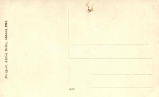 1914 Fiume, 19. Gyalogezred 16. zászlóalj 2. hadosztálya, laktanya udvara / 19. Rgmt. 16. Bat. 2. Co...