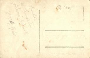 1926 Budapest XVI. Cinkota, emlék a jelmezbálról. photo (EK)