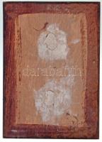 1947. "Orosháza 1947. május 24-25-26. M.M.D.Sz." Br plakett fa talpon