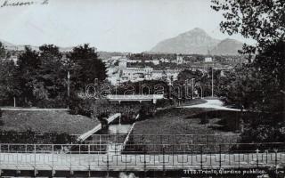1899 Trento (Südtirol), Giardino pubblico / Garten / public garden. photo