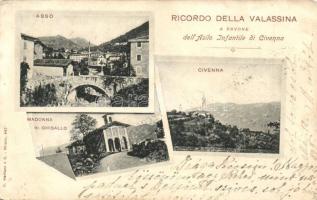 1899 Civenna, Asso, Madonna di Ghisallo. Ricordo della Valassina