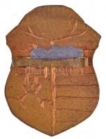 ~1960-1970. "Bacsó Béla u. Általános Iskola" zománcozott Cu jelvény (41x30mm) T:2