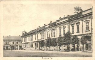 Tornalja, Tornala; Fő tér, Blitz Géza üzlete, szálloda. H. Friedmann kiadása / main square, hotel, shops (EK)