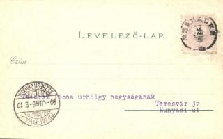 1899 Pancsova, Pancevo; Szerb templom, Gyalogsági laktanya, Gromon utca, bíróság, katolikus egyház é...