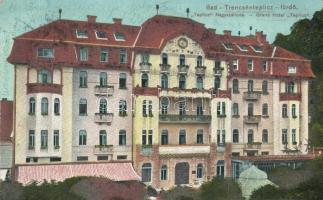 Trencsénteplic-fürdő, Bad Trencianske Teplice; Teplitz Nagyszálloda. Wertheim Zsigmond kiadása / Grand hotel (EK)