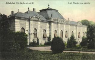 Törökkanizsa, Novi Knezevac; Gróf Maldeghen kastély / Schloss / castle