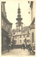 Pozsony, Pressburg, Bratislava; Michaelergasse / Mihály utca, üzletek / street view, shops (EK)